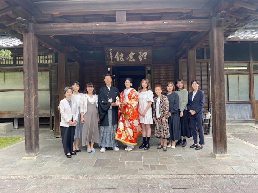 和装前撮り　中村公園ロケ　記念館お支度　集合写真　庭園ロケ